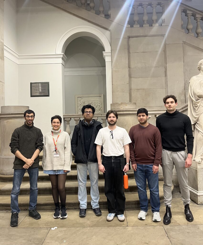 Group of Probability PhD students in the Strand Building, King's College London